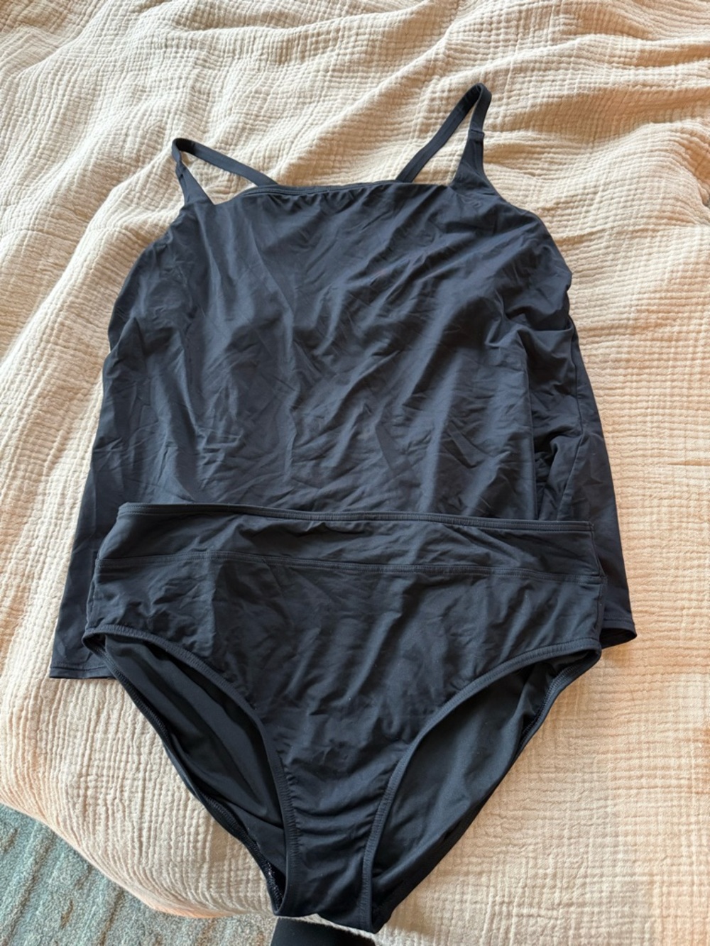 Lands' End Black Swimsuit